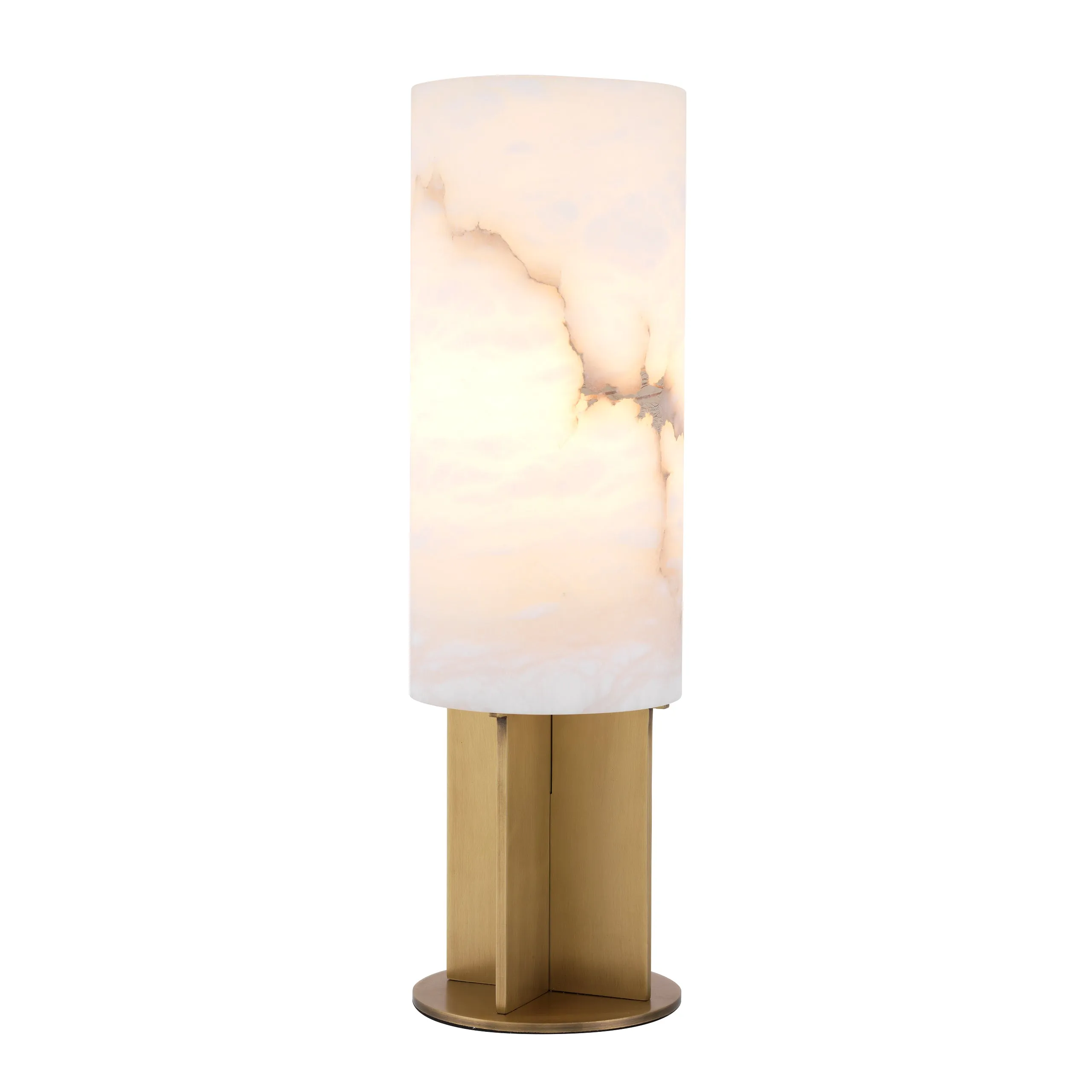 114062UL - Table Lamp Giorgina antique brass finish