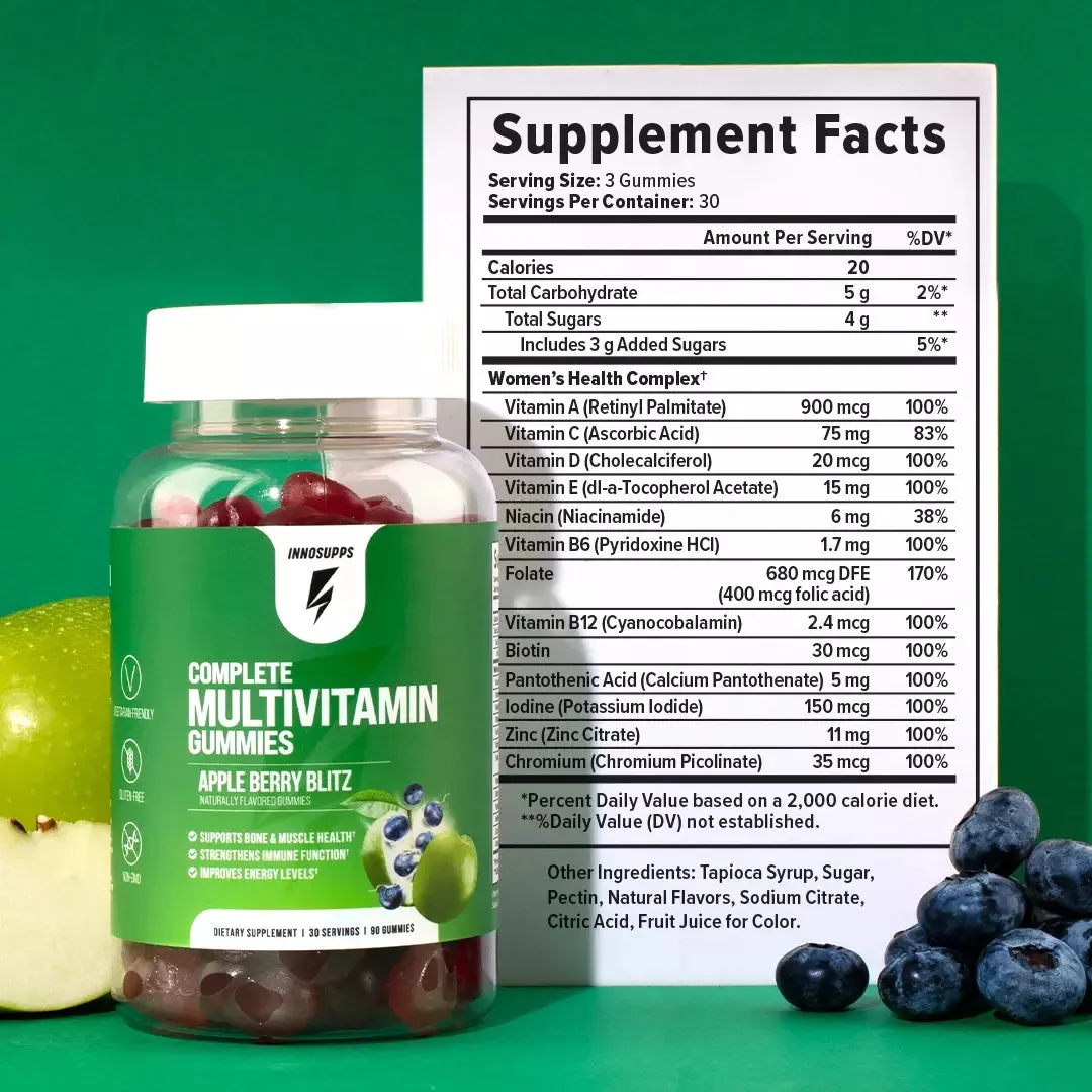 3 Bottles of Complete Multivitamin Gummies