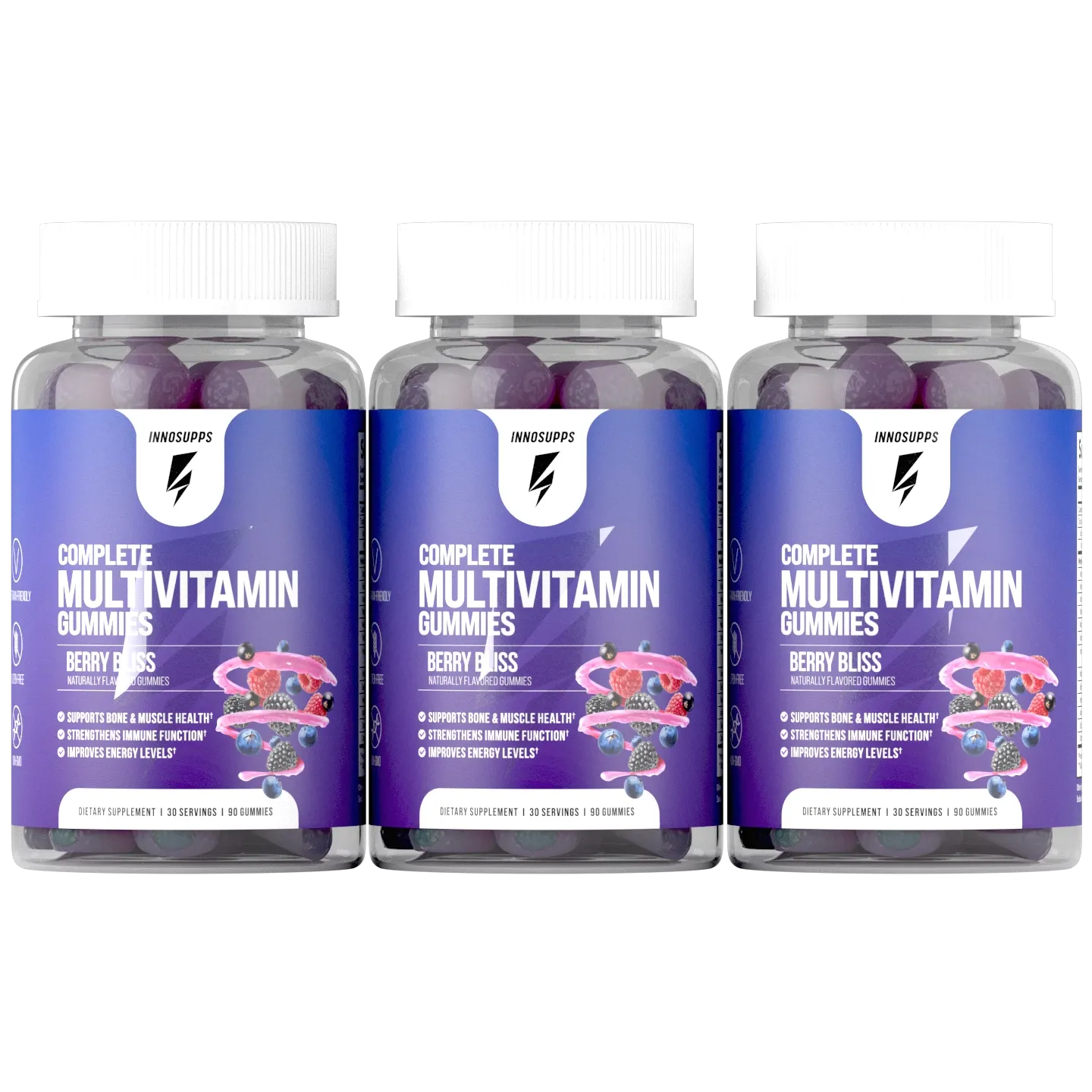 3 Bottles of Complete Multivitamin Gummies