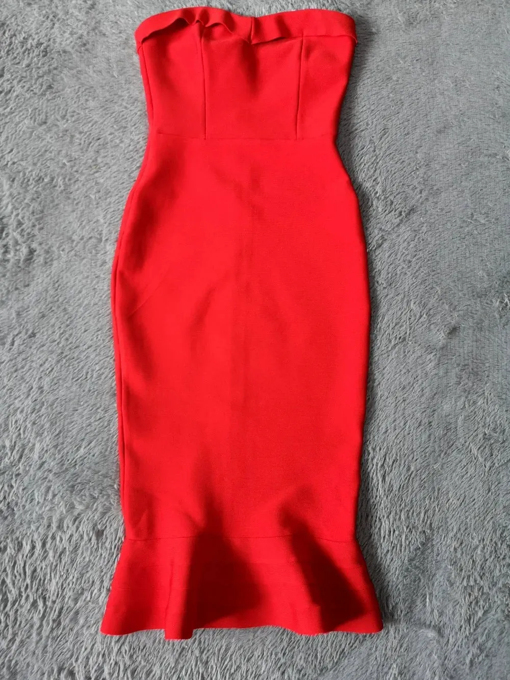 Adyce Sexy Strapless Bandage Dress for Women