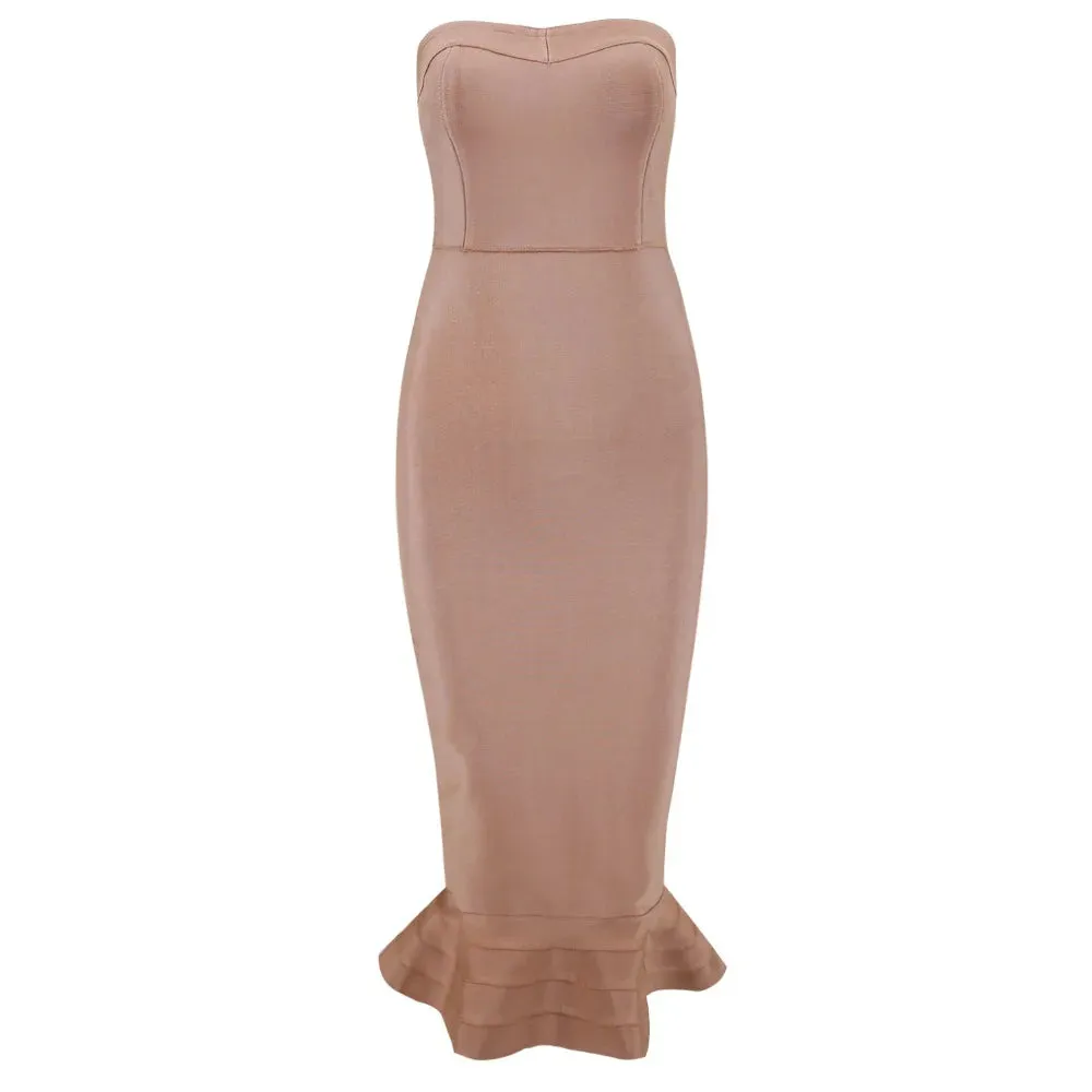 Adyce Sexy Strapless Bandage Dress for Women