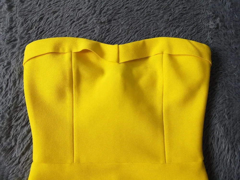 Adyce Sexy Strapless Bandage Dress for Women