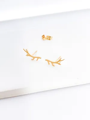Antler Stud Victoria Earrings