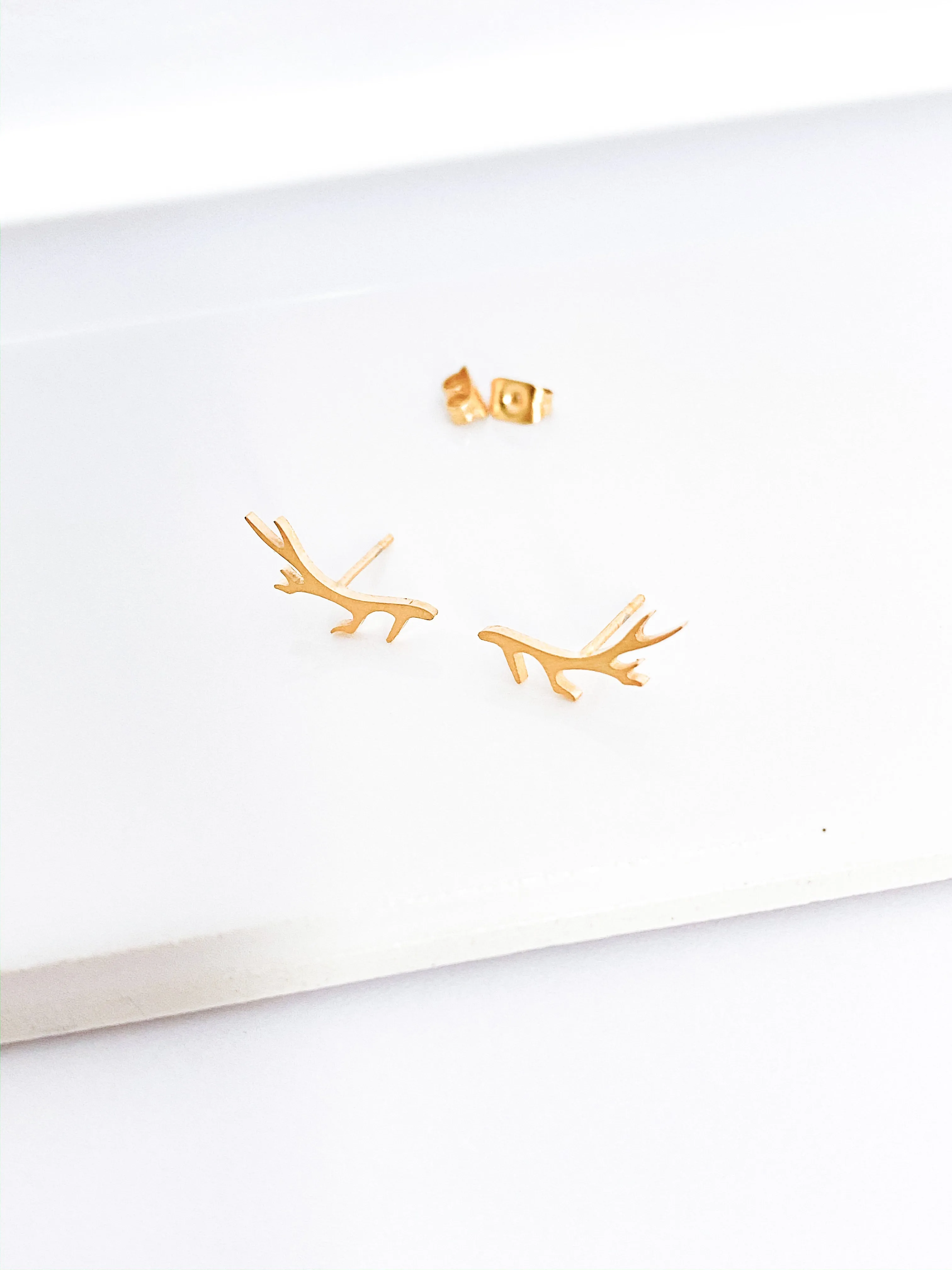 Antler Stud Victoria Earrings