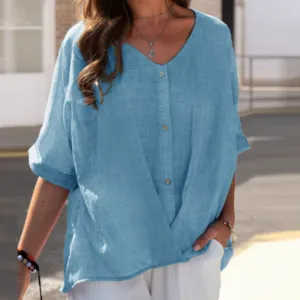 Asteria® | Women'S Oversized Bluse Elegant