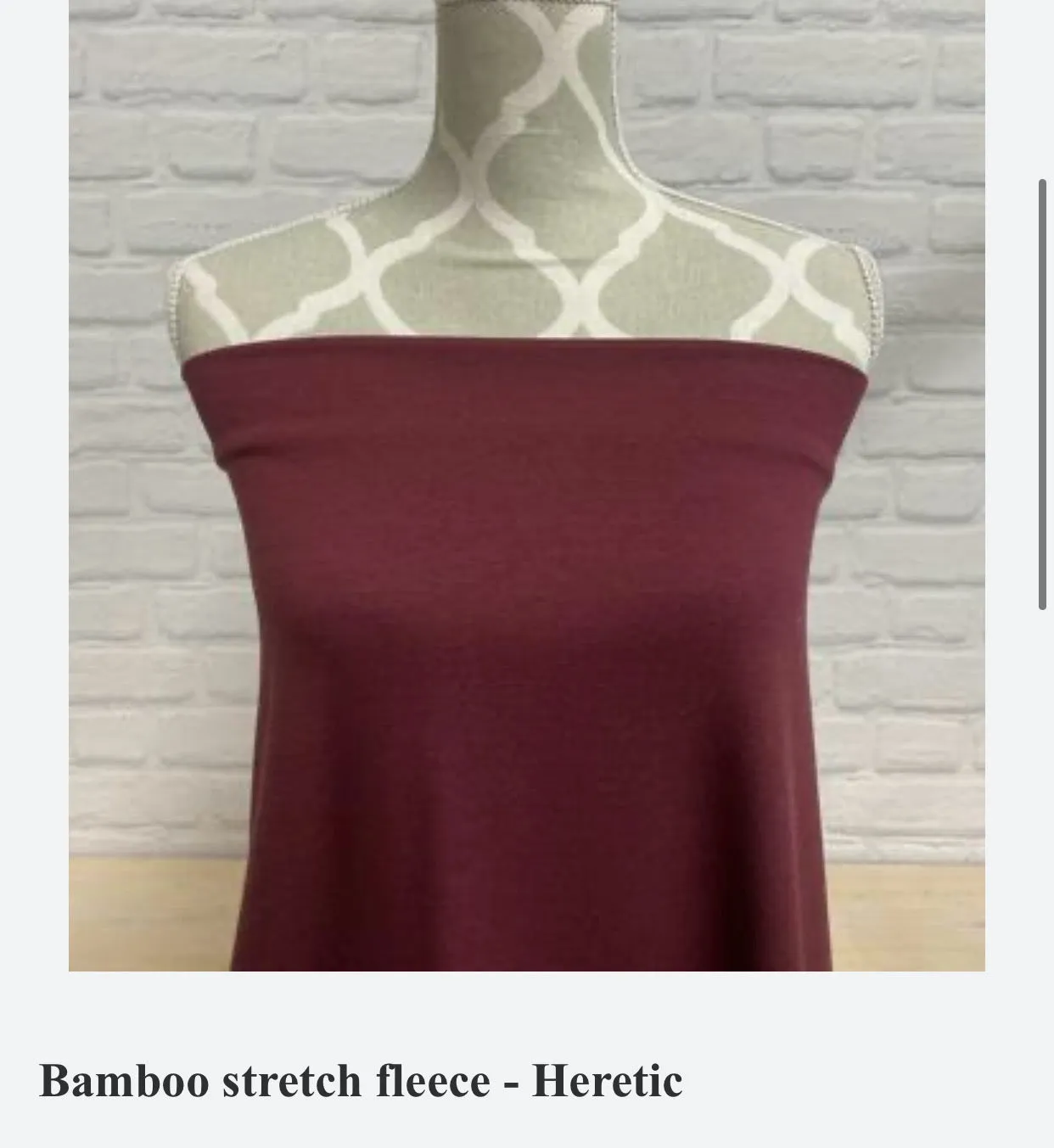 Bamboo French Terry (Solids)