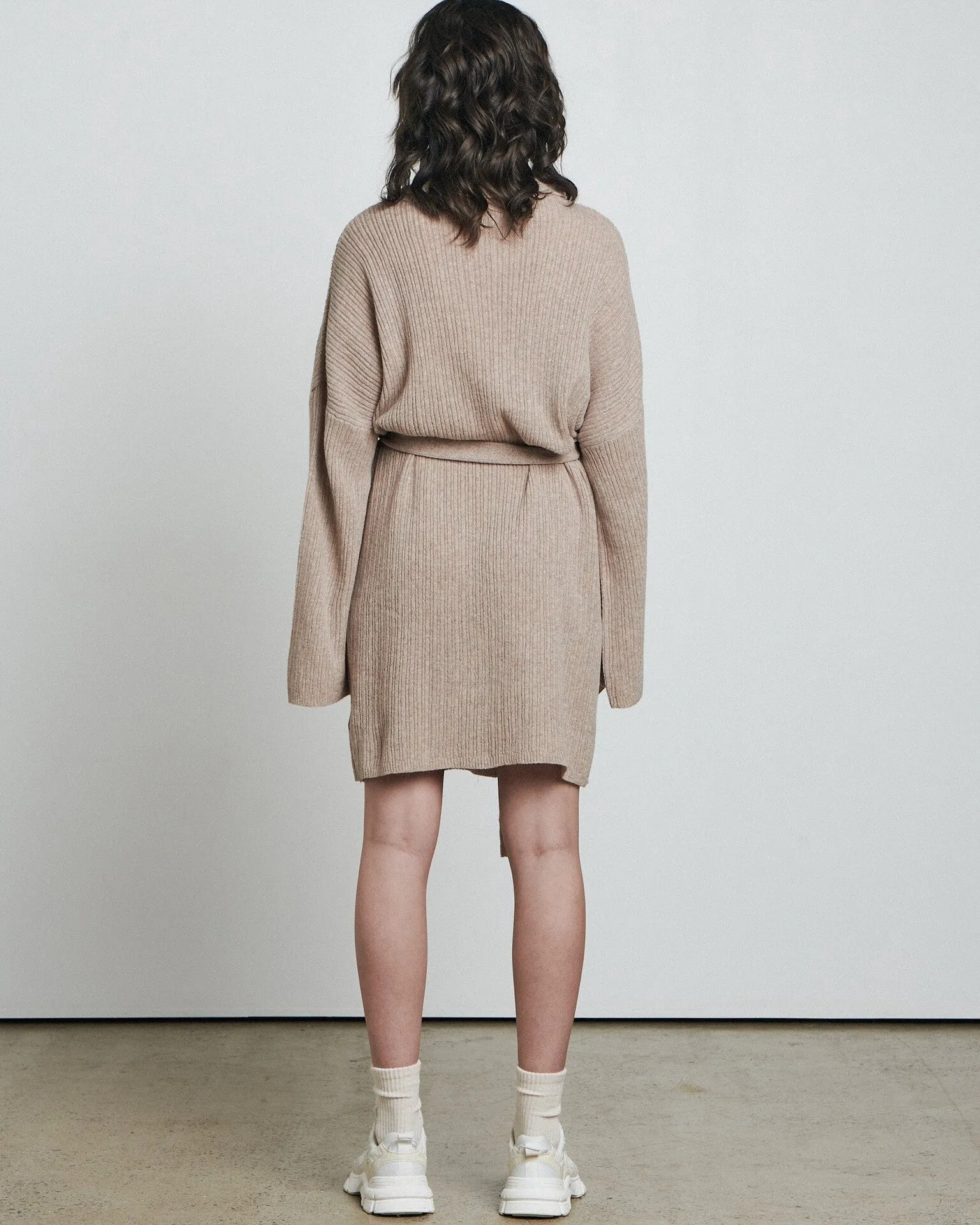 BARE BY CHARLIE HOLIDAY The Sweater Dress - Oat