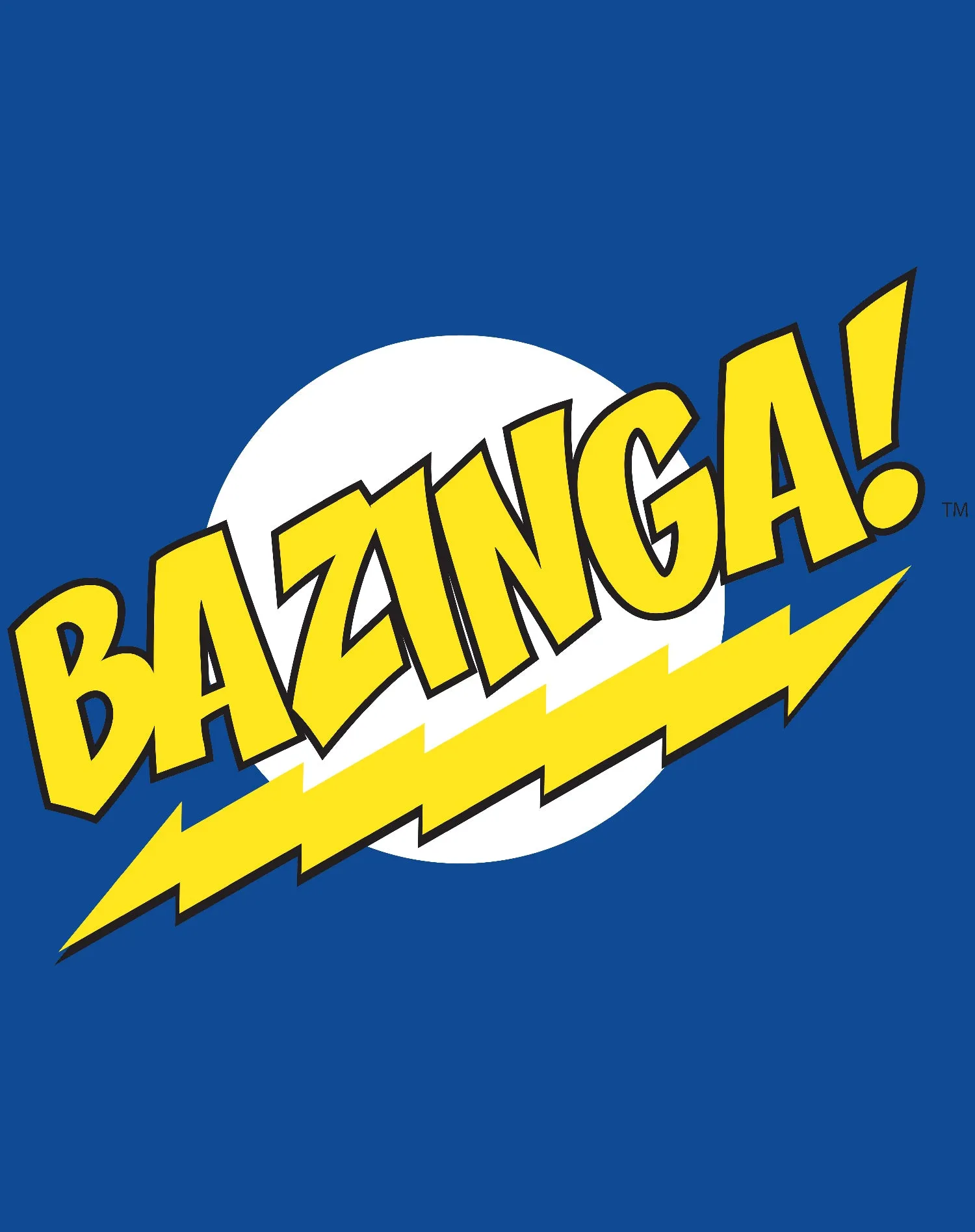Big Bang Theory  Logo Bazinga Official Men's T-Shirt