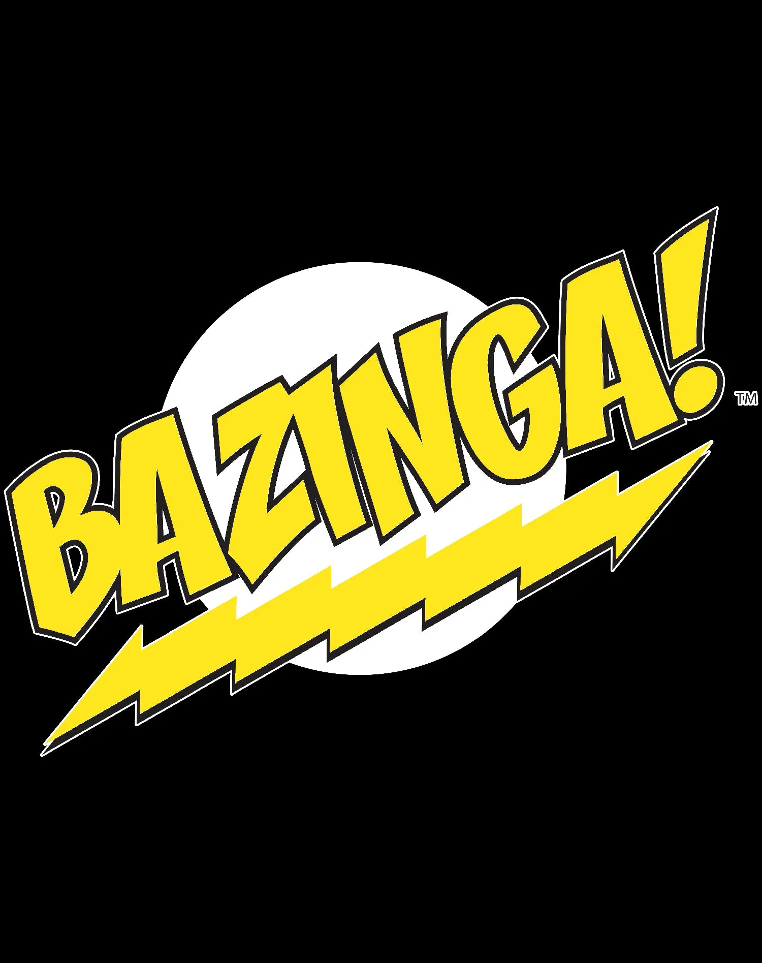 Big Bang Theory  Logo Bazinga Official Men's T-Shirt