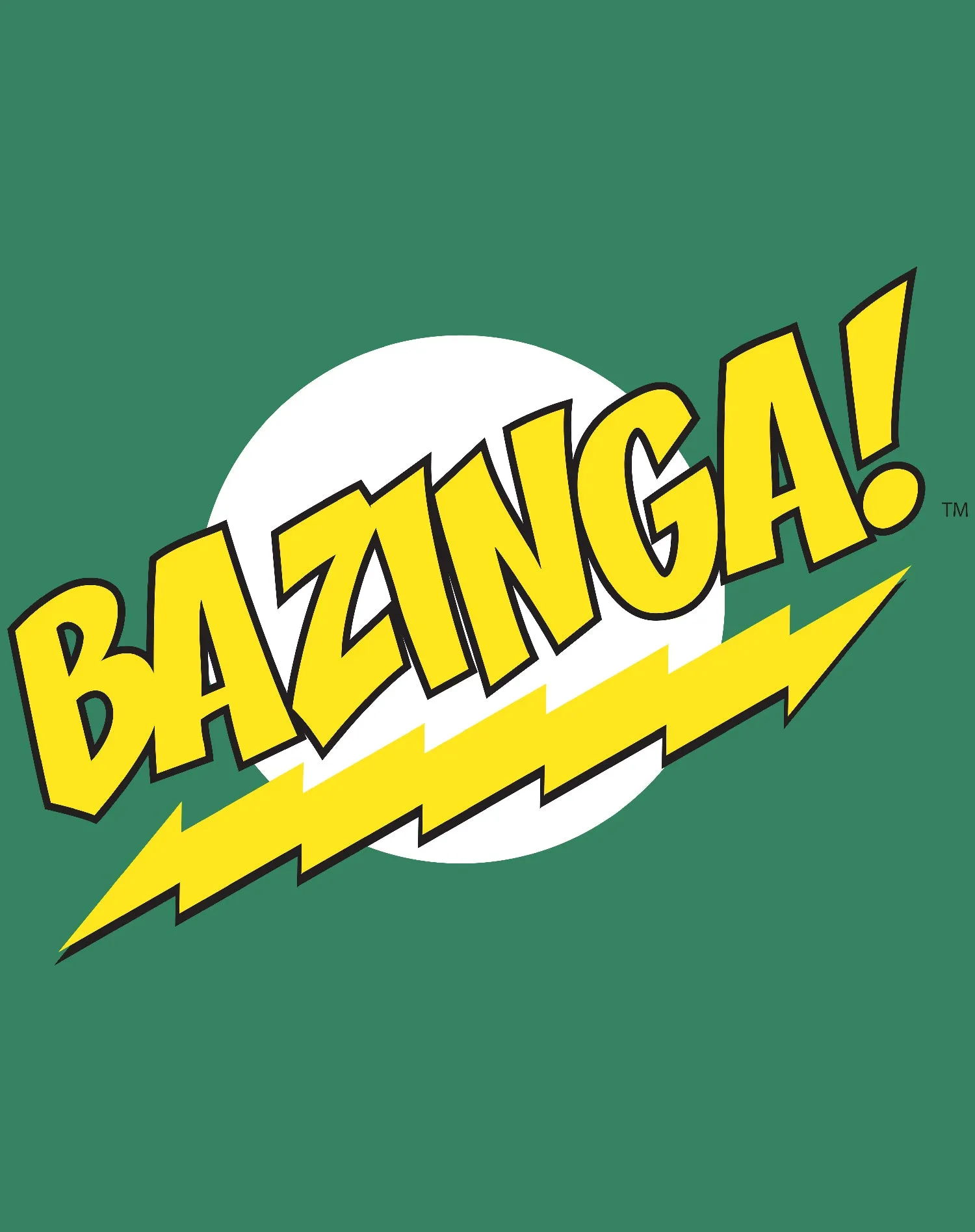 Big Bang Theory  Logo Bazinga Official Men's T-Shirt