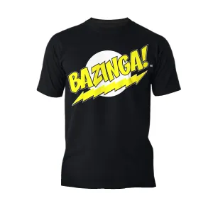 Big Bang Theory  Logo Bazinga Official Men's T-Shirt
