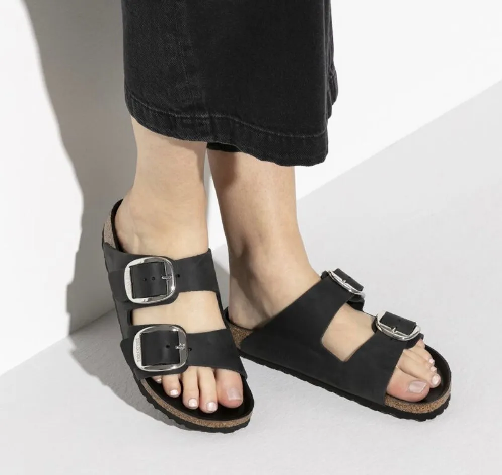 Birkenstock Arizona Big Buckle Black Leather