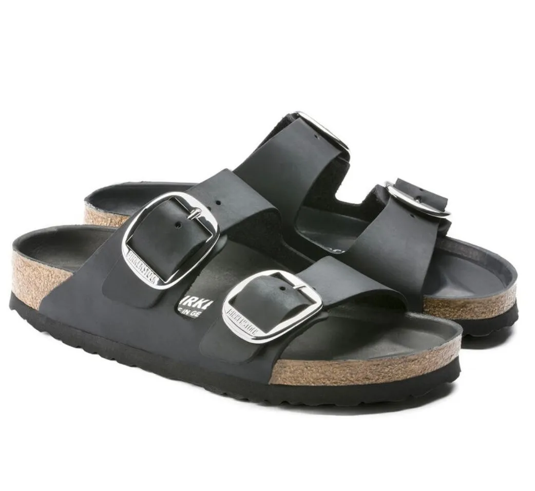 Birkenstock Arizona Big Buckle Black Leather