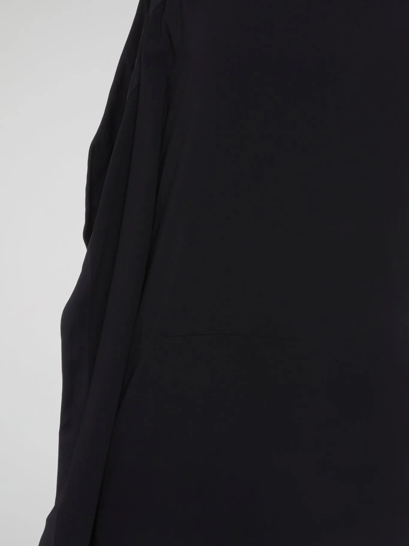 Black Asymmetrical Mini Dress