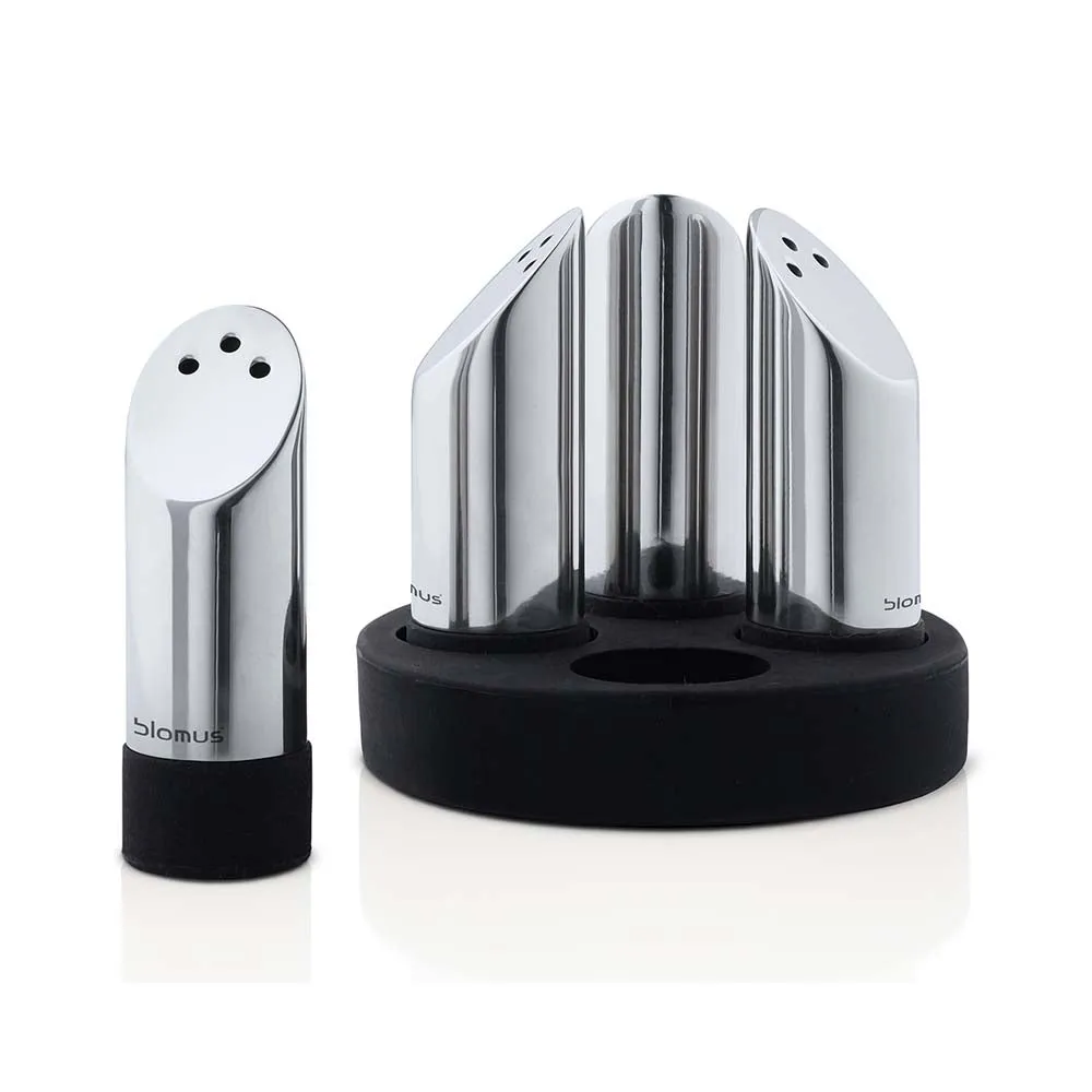 Blomus Salt Shaker Set Polished Ovo - 4 Piece