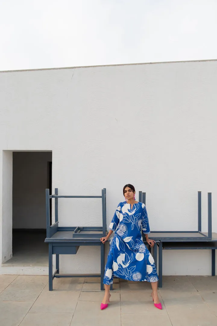 Blue Anaar Kurta