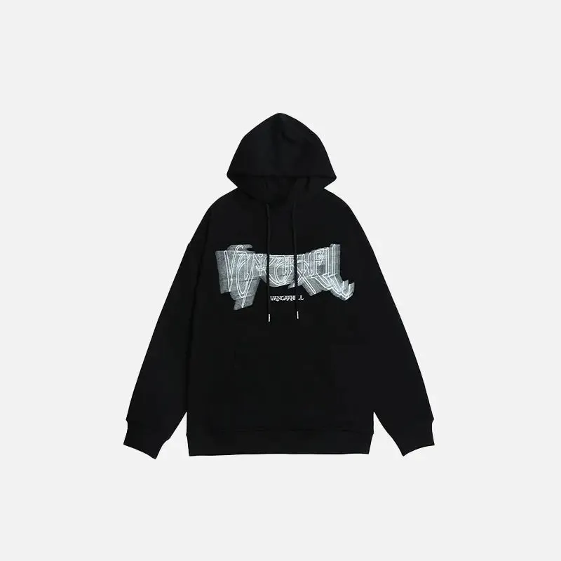 Bridge Of Danger Y2K Hoodie for Bold Streetwear Style