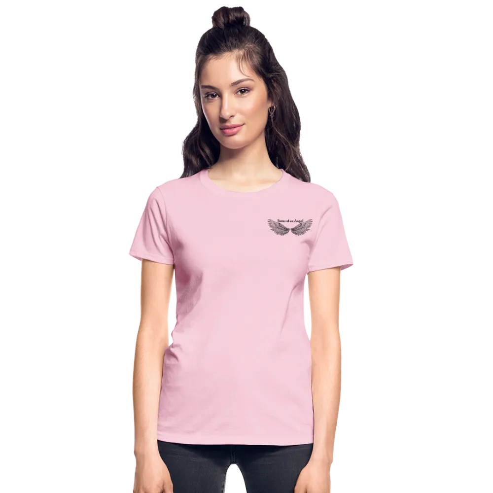 Brother Amazing Angel Back  Sister of an Angel Front Gildan Ultra Cotton Ladies T-Shirt