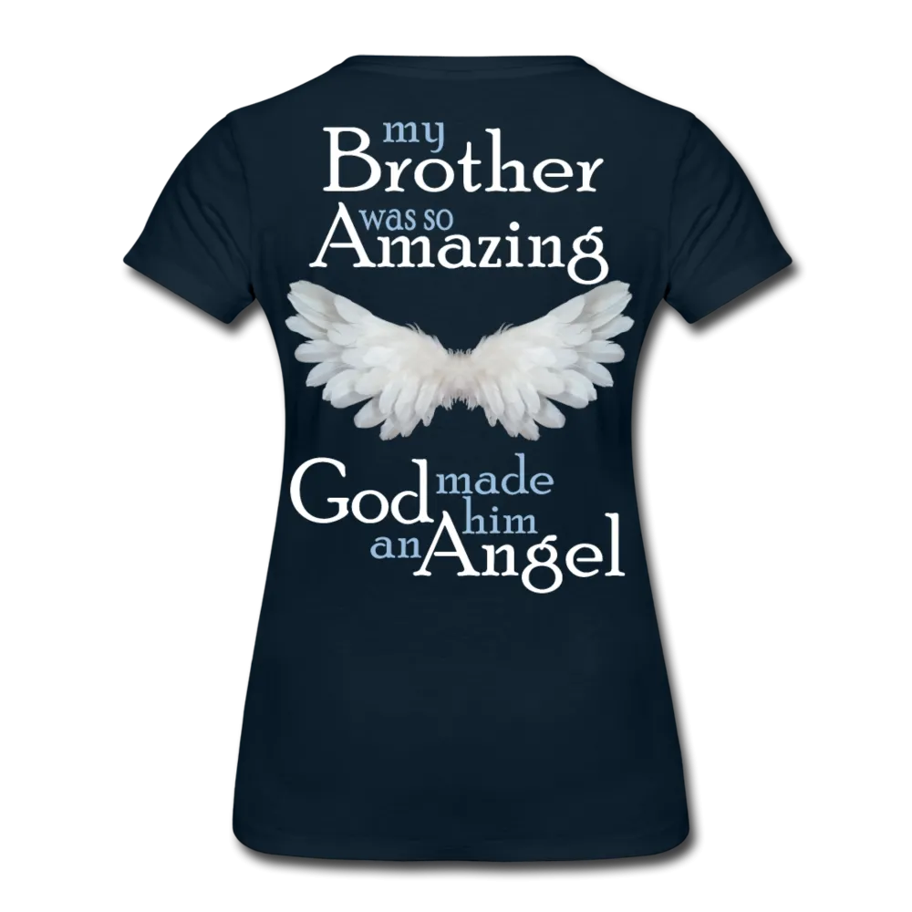 Brother Amazing Angel Women’s Premium T-Shirt (CK3562)