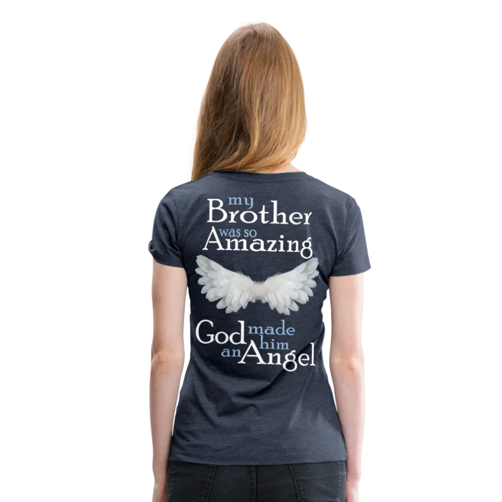 Brother Amazing Angel Women’s Premium T-Shirt (CK3562)