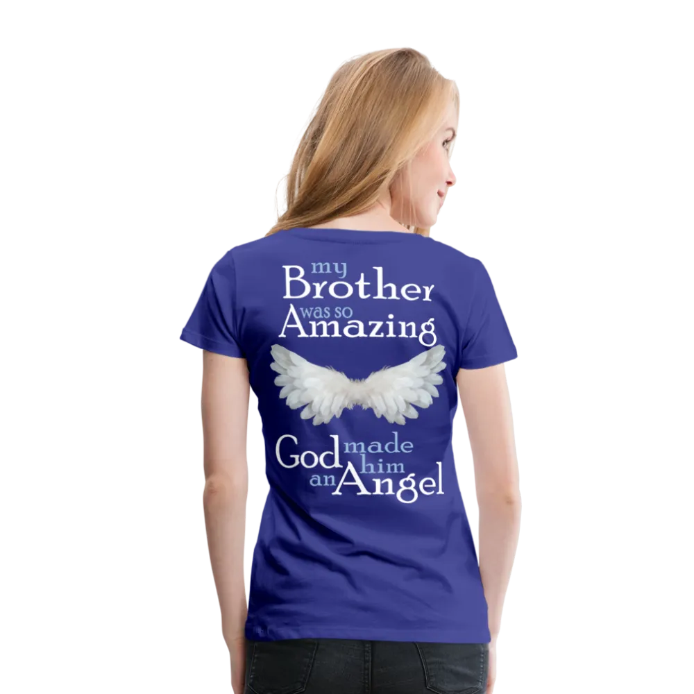 Brother Amazing Angel Women’s Premium T-Shirt (CK3562)