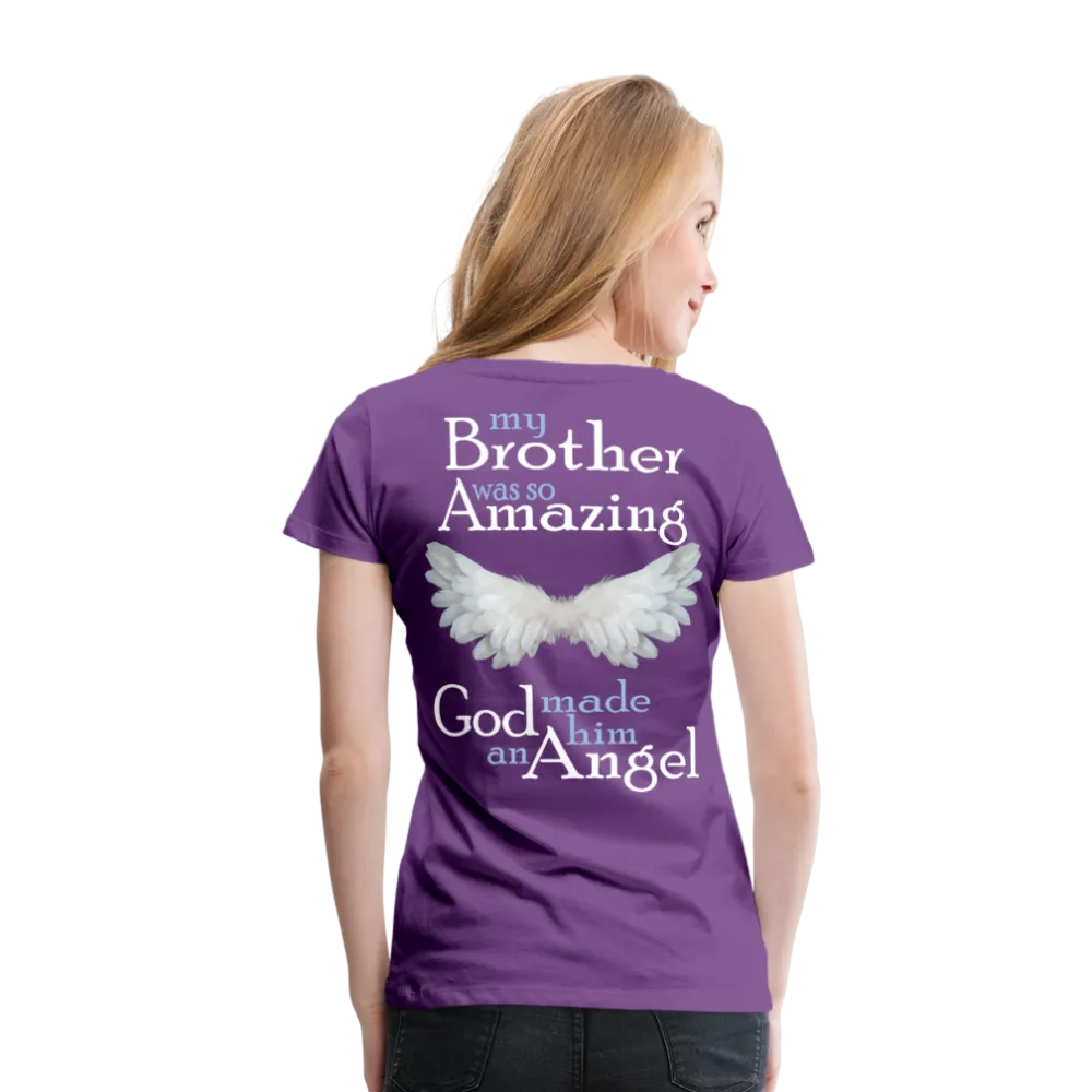 Brother Amazing Angel Women’s Premium T-Shirt (CK3562)