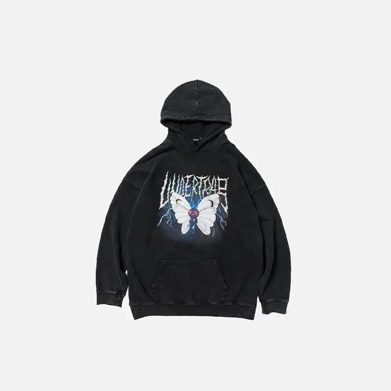 Butterfly Dreams Y2K Hoodie for Comfortable Streetwear Style