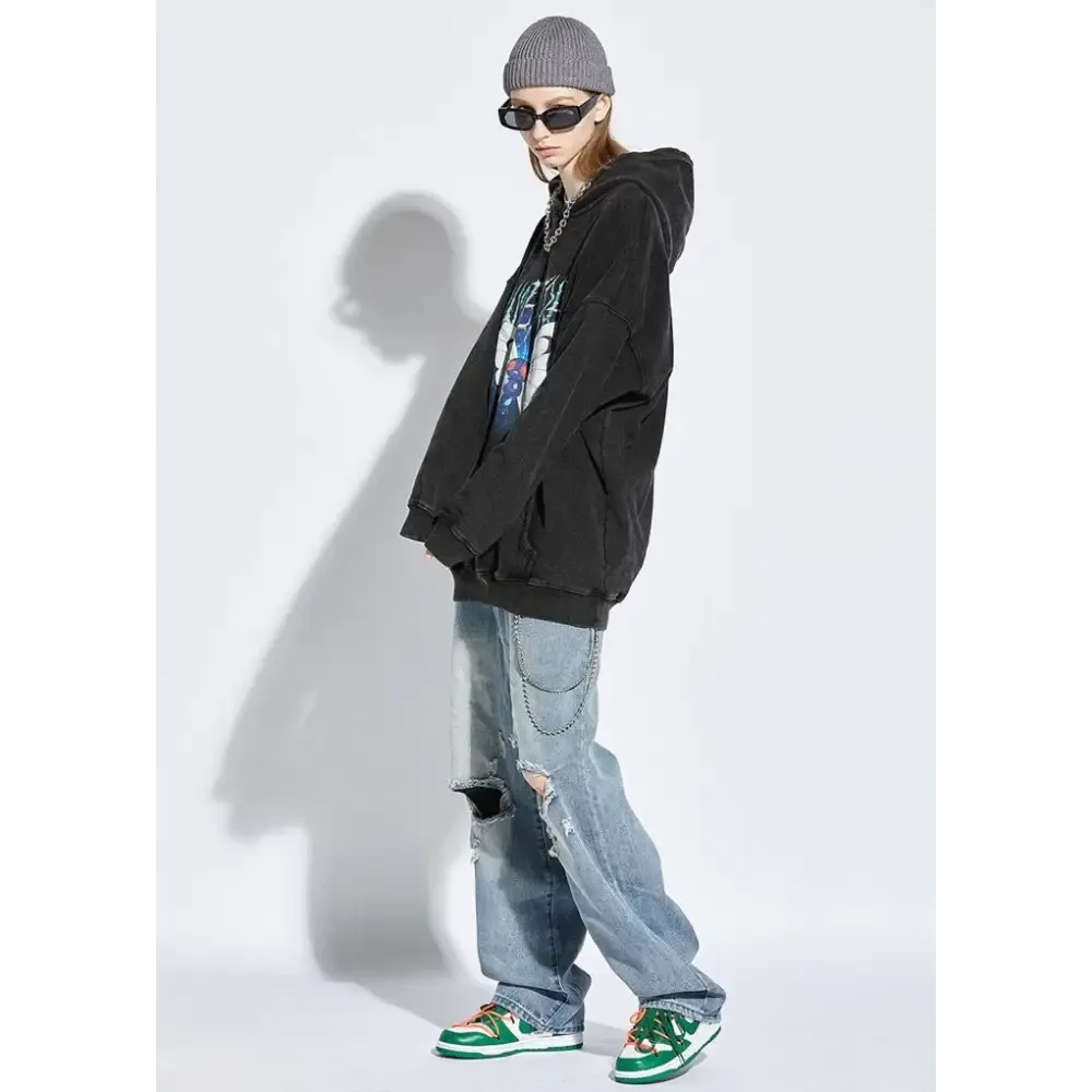 Butterfly Dreams Y2K Hoodie for Comfortable Streetwear Style