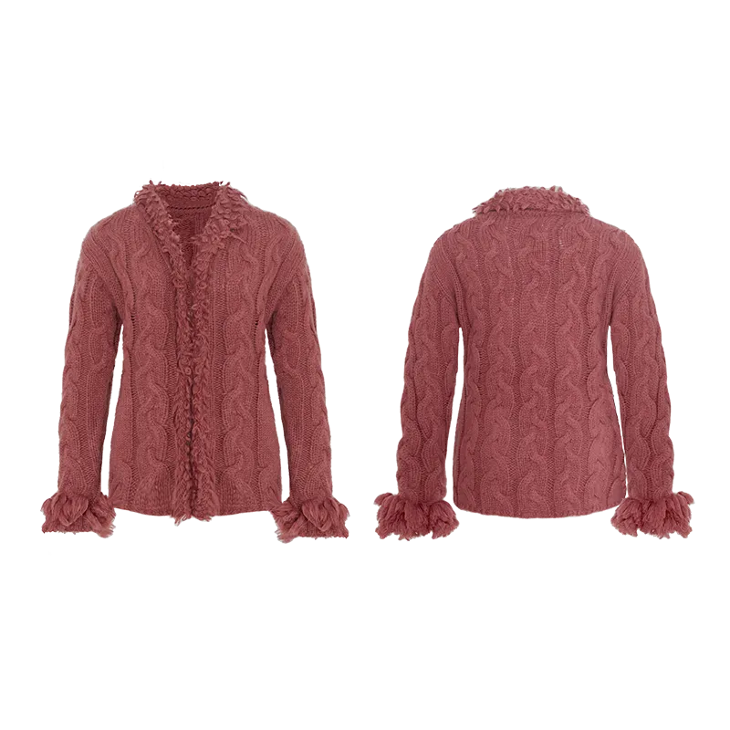 Cable-Knit Cardigan