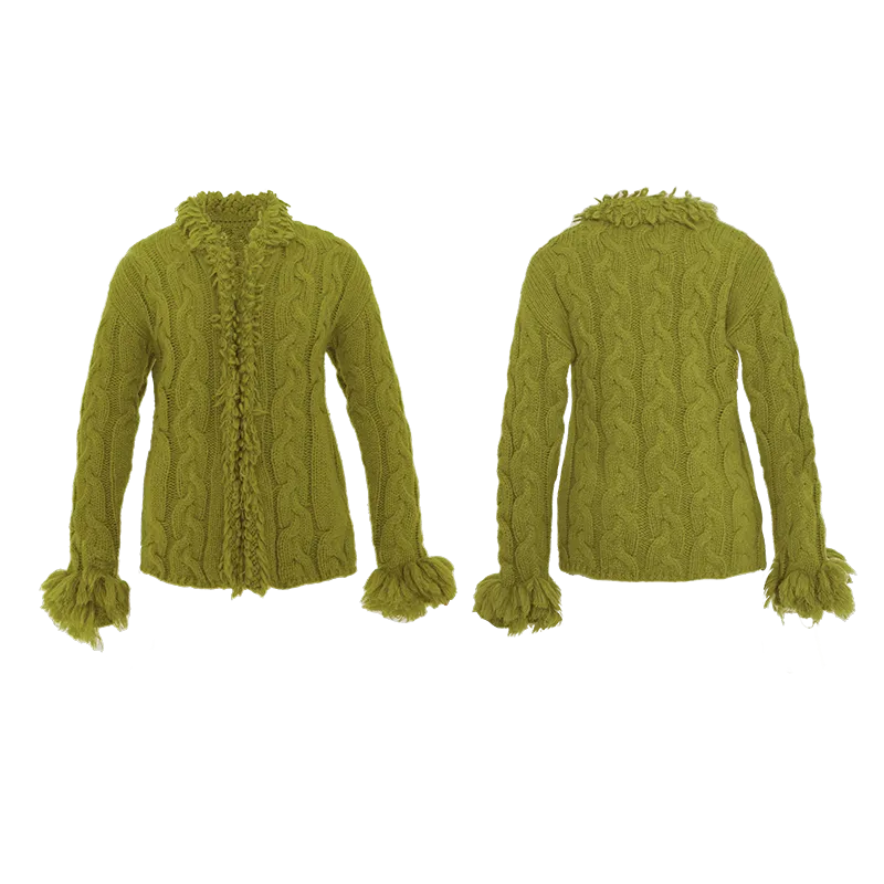 Cable-Knit Cardigan
