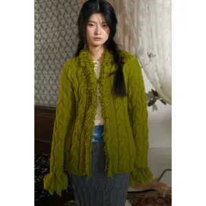 Cable-Knit Cardigan