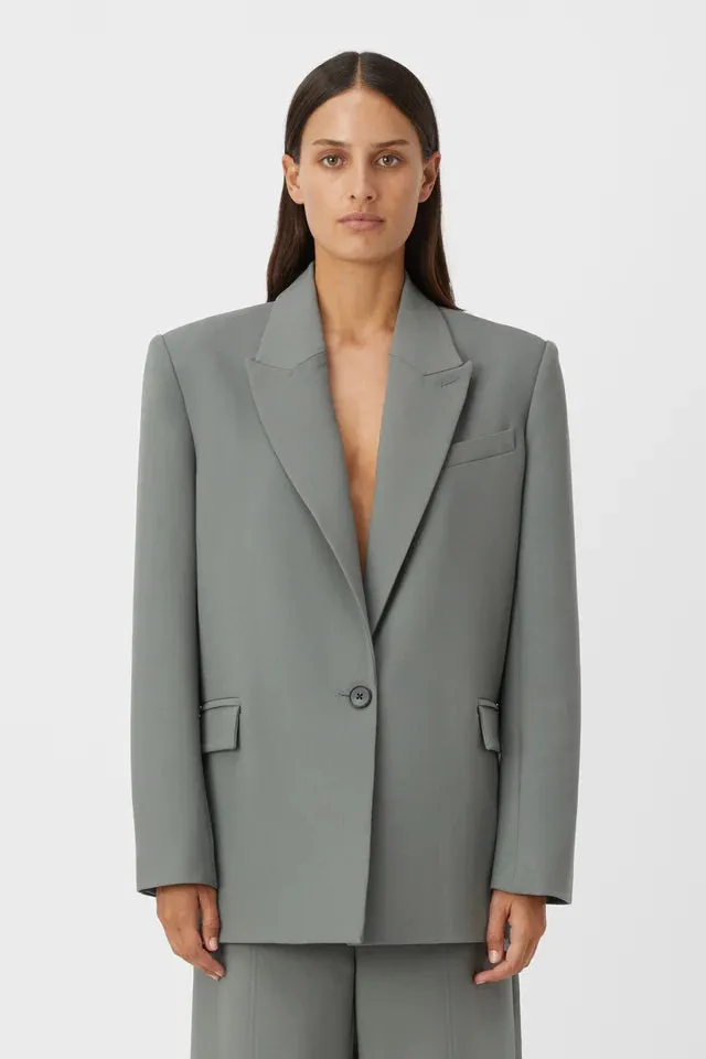 Camilla and Marc Patterson Blazer - Steel