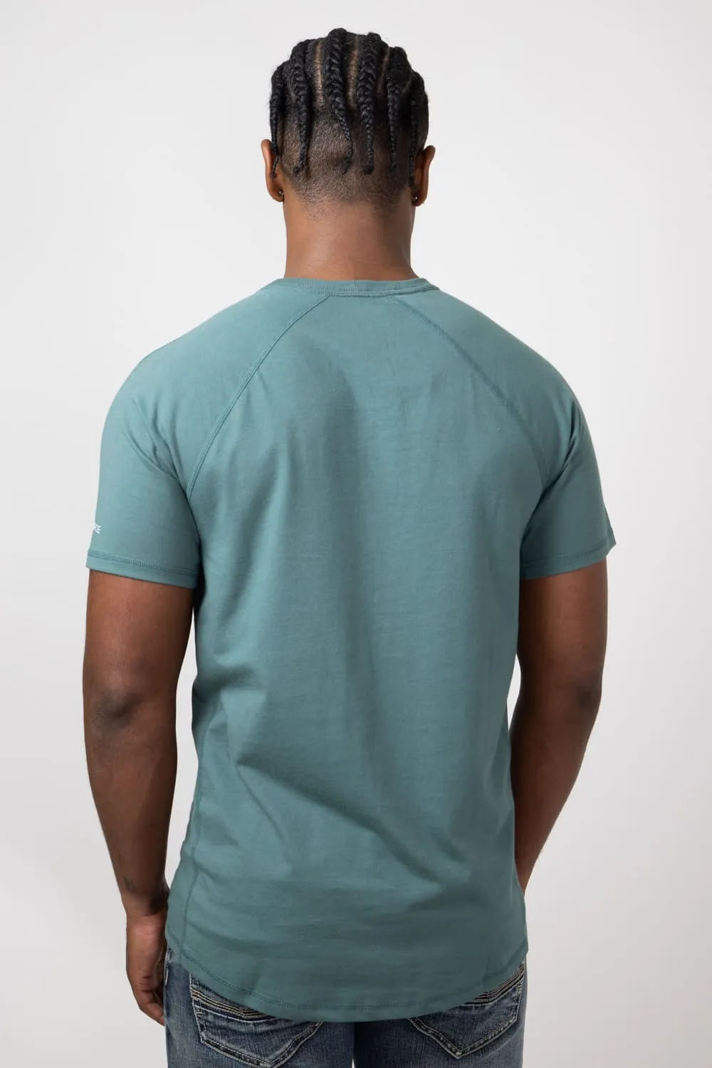 Carhartt Force Relaxed Fit Midweight Pocket T-Shirt for Men in Frosted Balsam | 106652-GH6-BALSAM