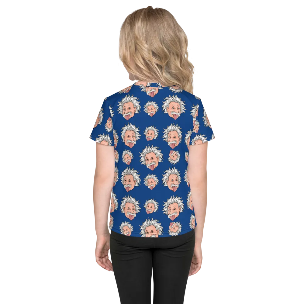 CARTOON EINSTEIN Kids T-Shirt