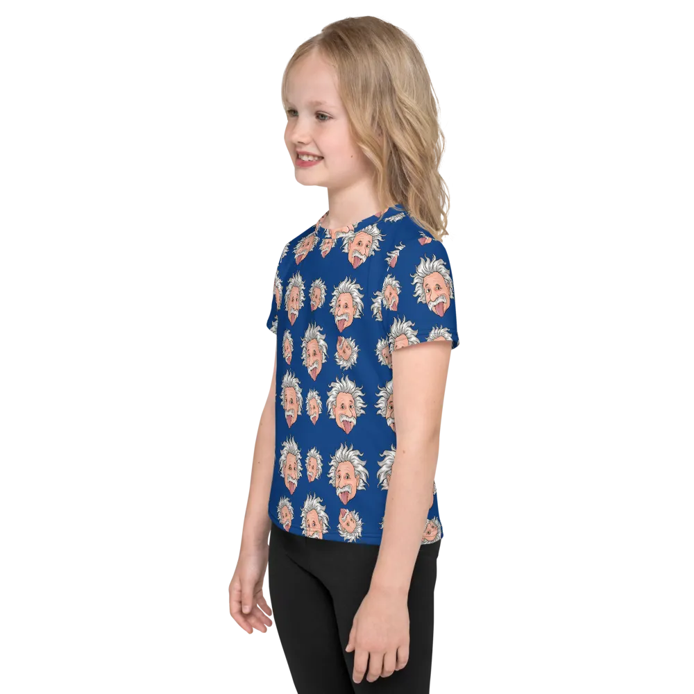 CARTOON EINSTEIN Kids T-Shirt