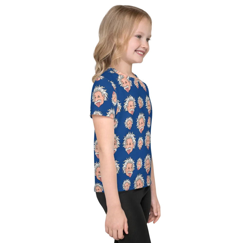 CARTOON EINSTEIN Kids T-Shirt