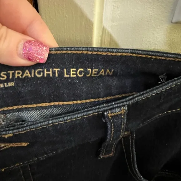 Chico's So Slimming Girlfriend Straight Leg Jeans Size 10R
