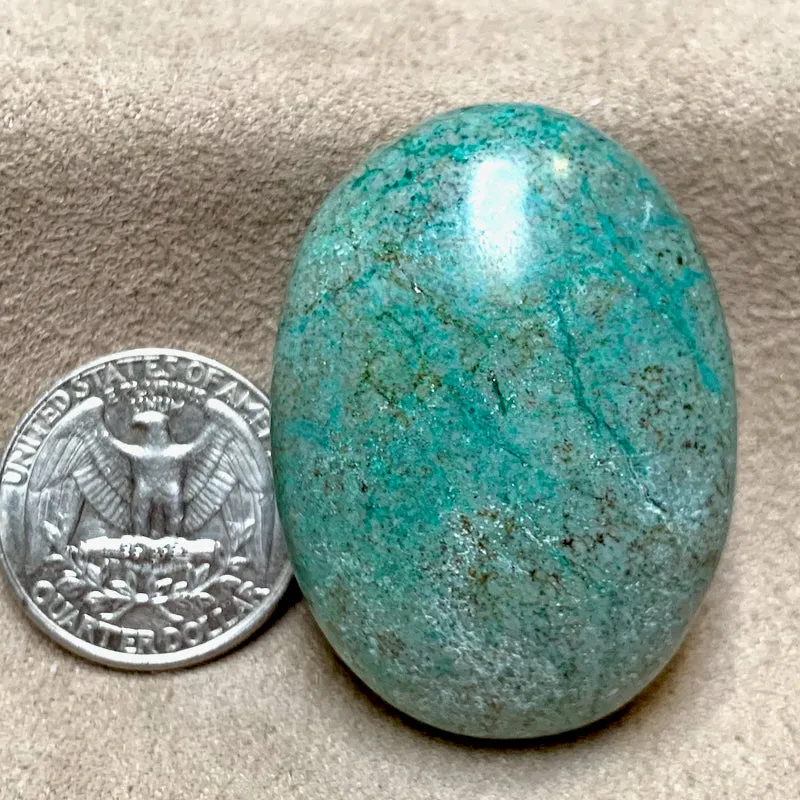 Chrysocolla Polished Palmstone