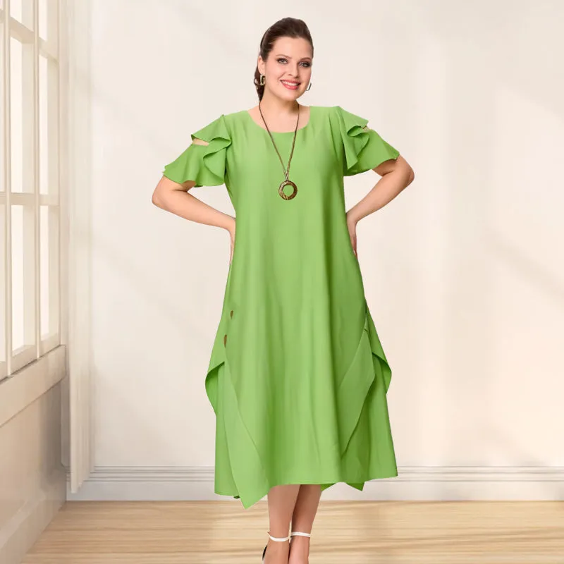 Clementine | Relaxed Fit Dress with Flirty Sleeves