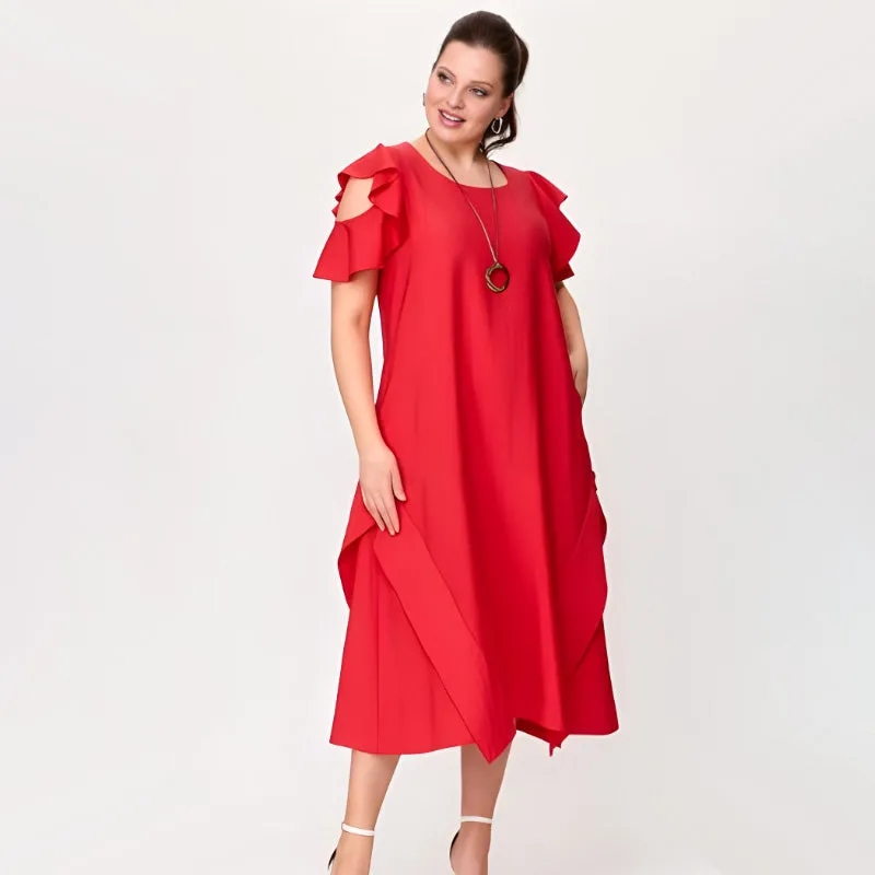 Clementine | Relaxed Fit Dress with Flirty Sleeves