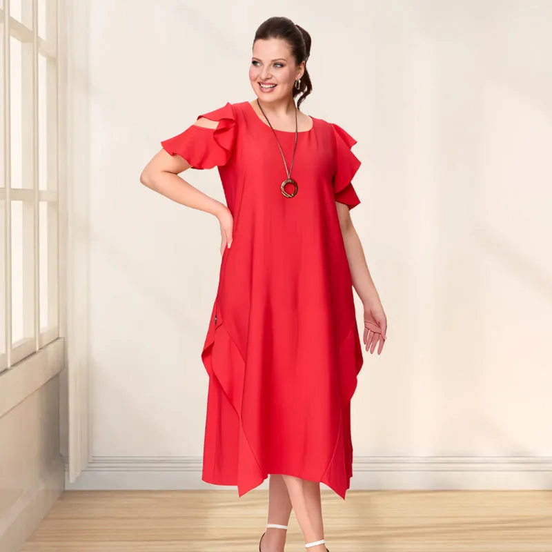 Clementine | Relaxed Fit Dress with Flirty Sleeves