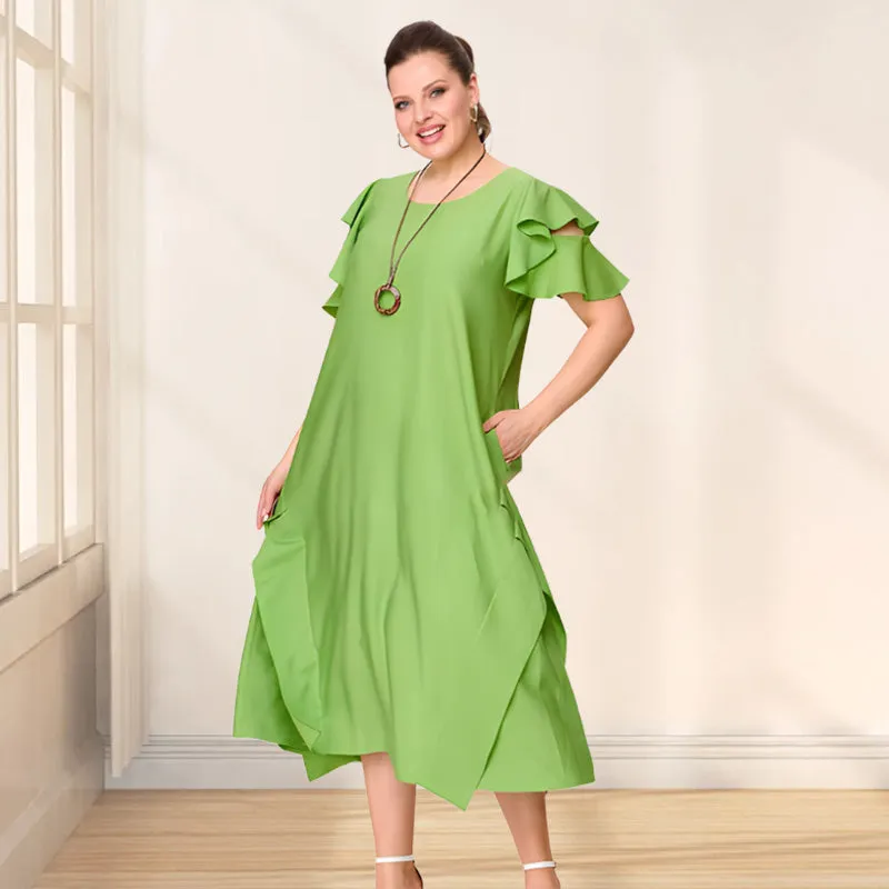 Clementine | Relaxed Fit Dress with Flirty Sleeves