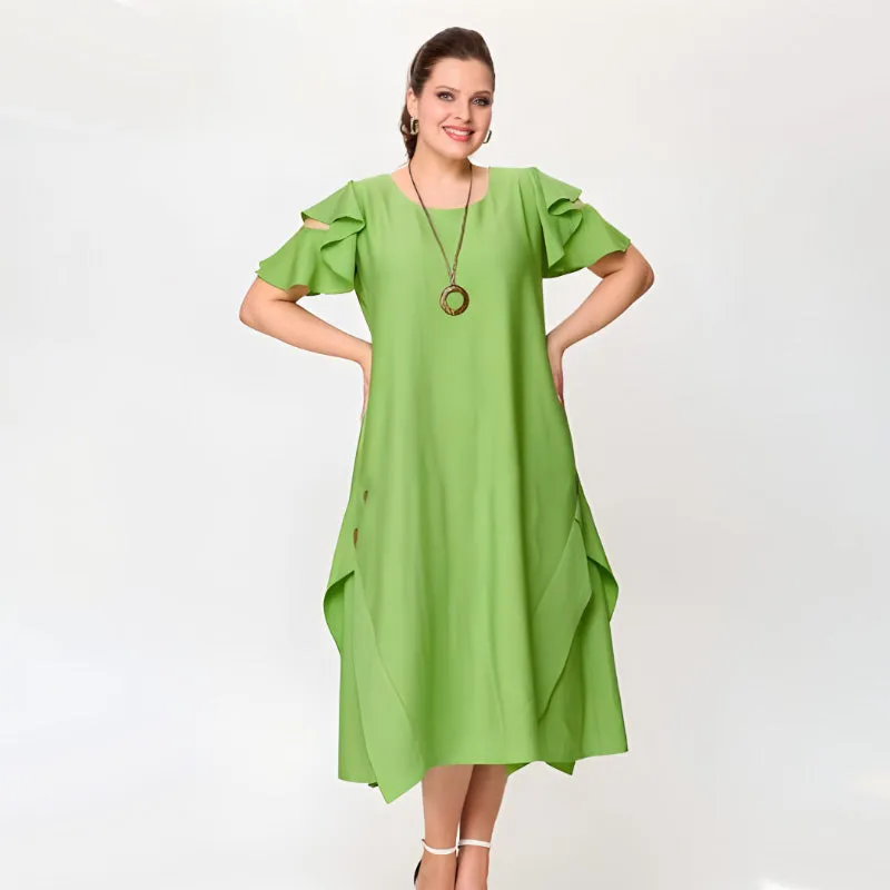Clementine | Relaxed Fit Dress with Flirty Sleeves