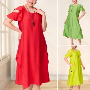 Clementine | Relaxed Fit Dress with Flirty Sleeves