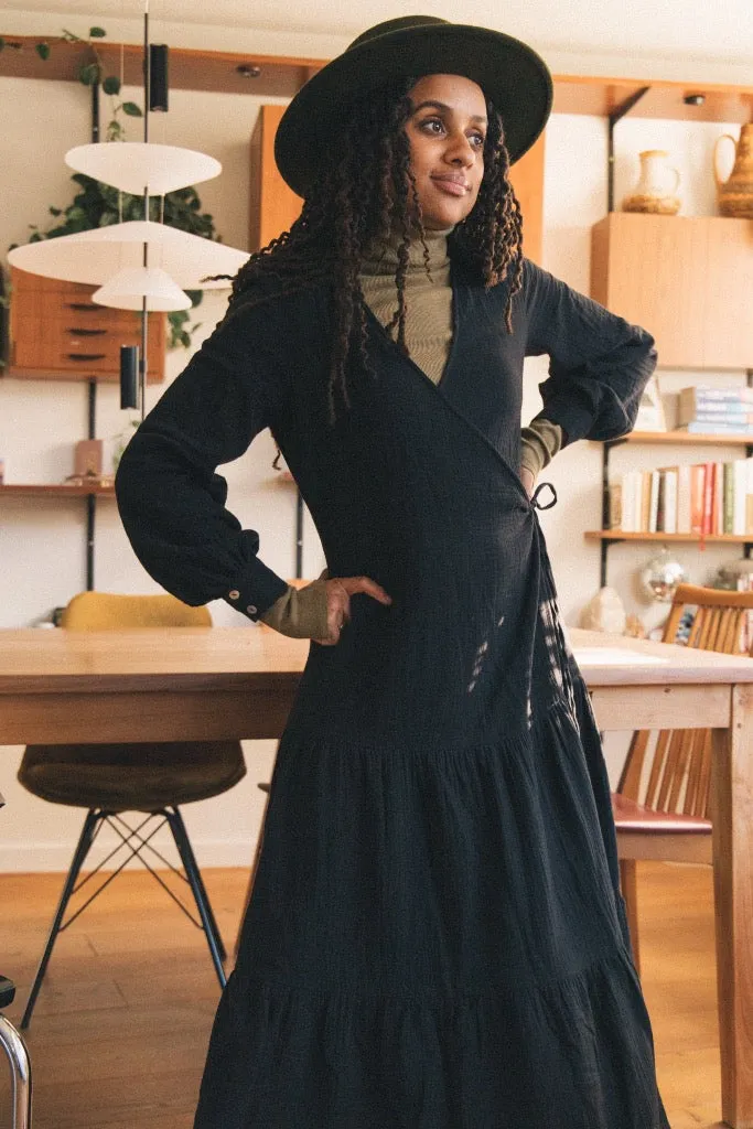 Cleo Tier Dress - Black