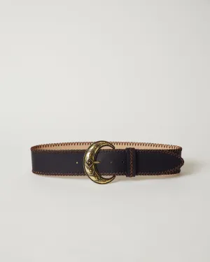 CLOVER WAIST LEATHER BELT