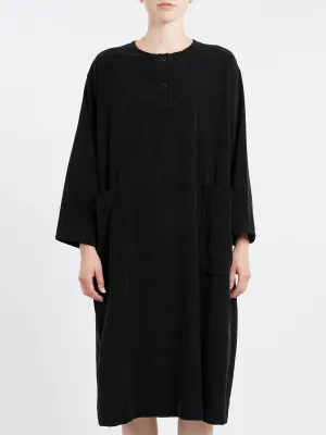 Corduroy Henley Dress