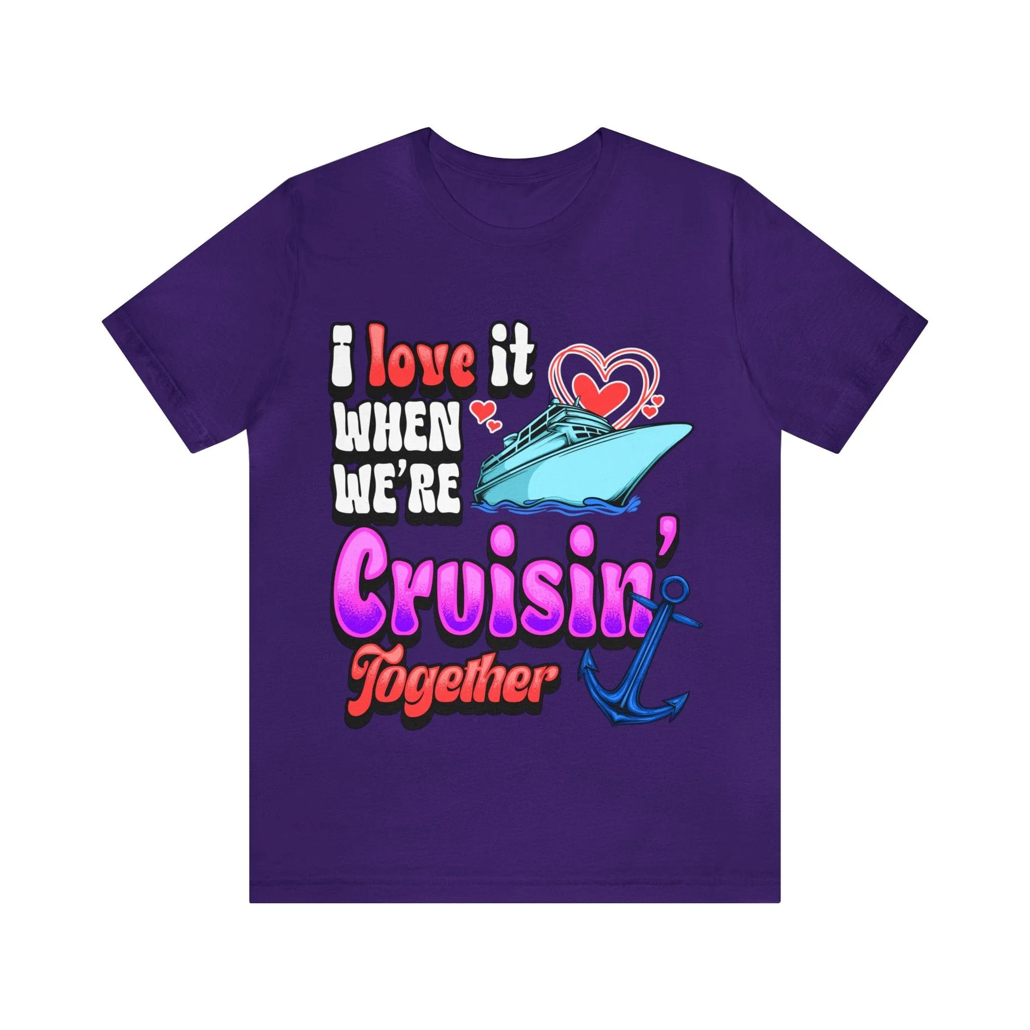 Couples Cruisin Deluxe Tee For Your Next Cruise