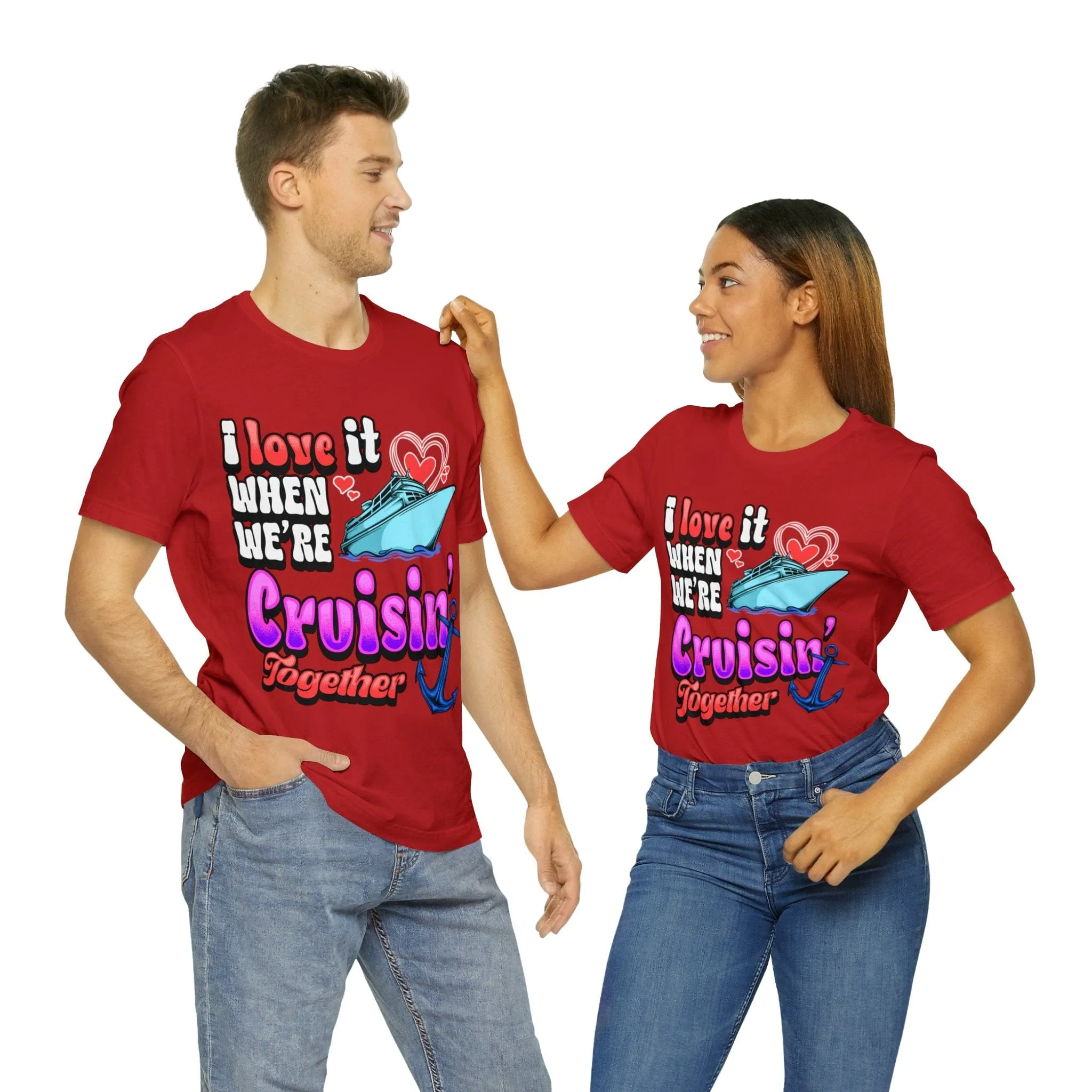 Couples Cruisin Deluxe Tee For Your Next Cruise
