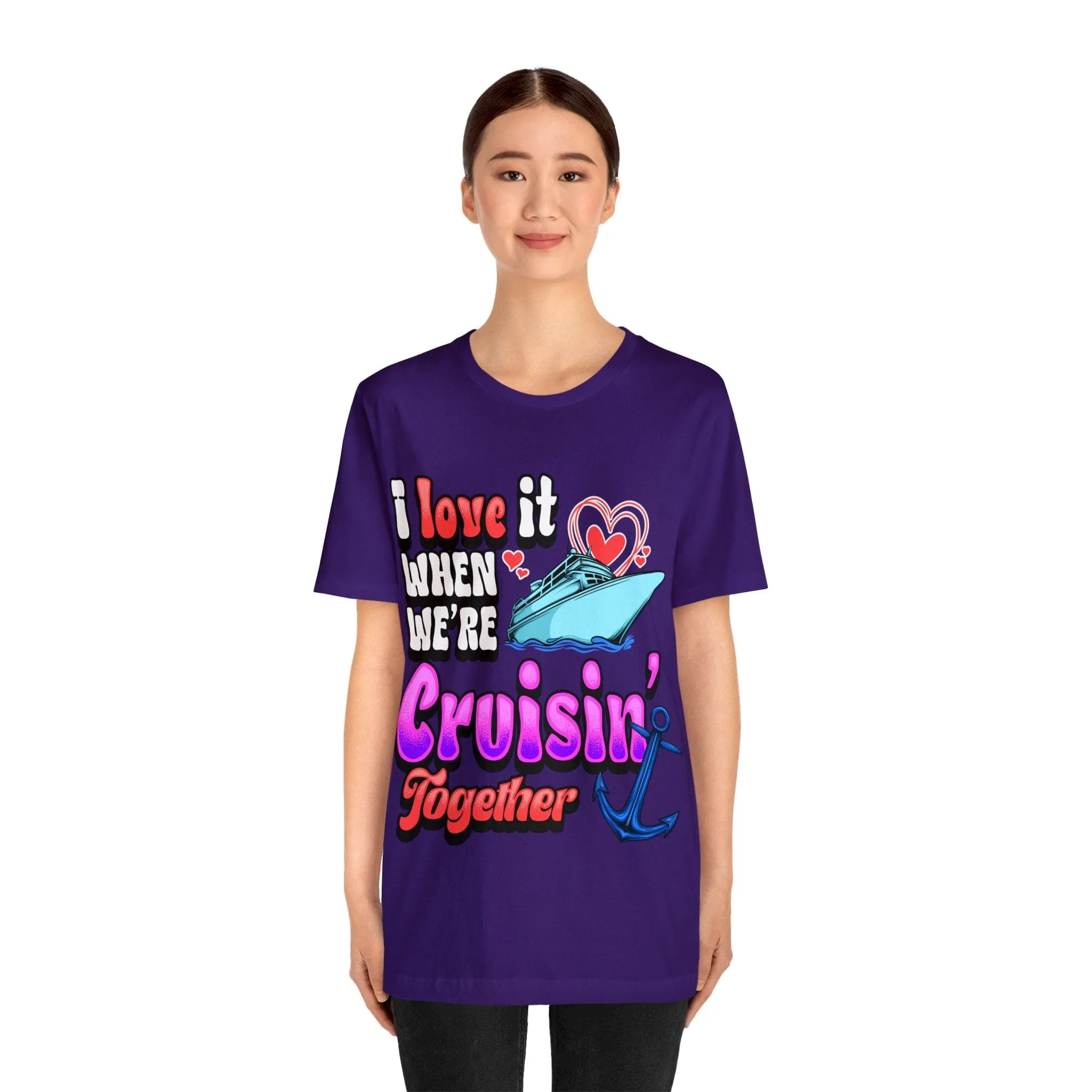 Couples Cruisin Deluxe Tee For Your Next Cruise